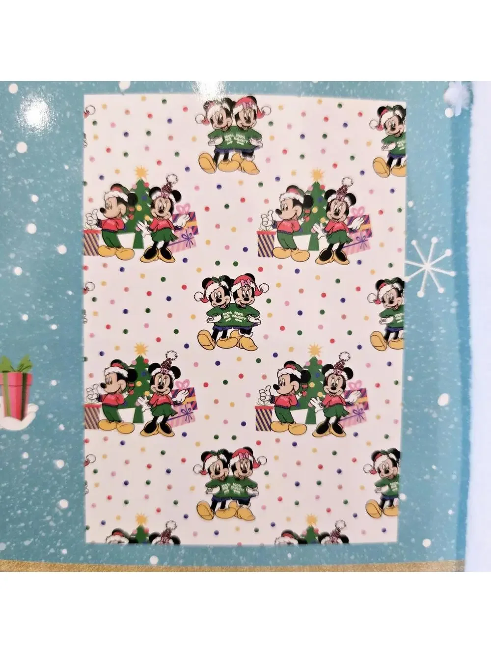 Disney Christmas Holiday Mickey Minnie Mouse White Plush Throw Blanket 50x70 NWT